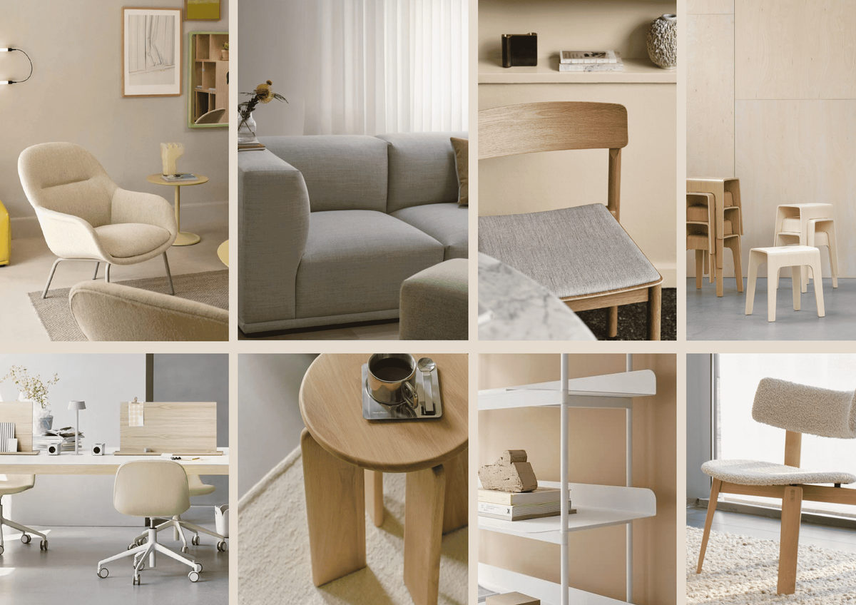 Calm Collective vergaderruimte met ronde tafel en beige stoelen